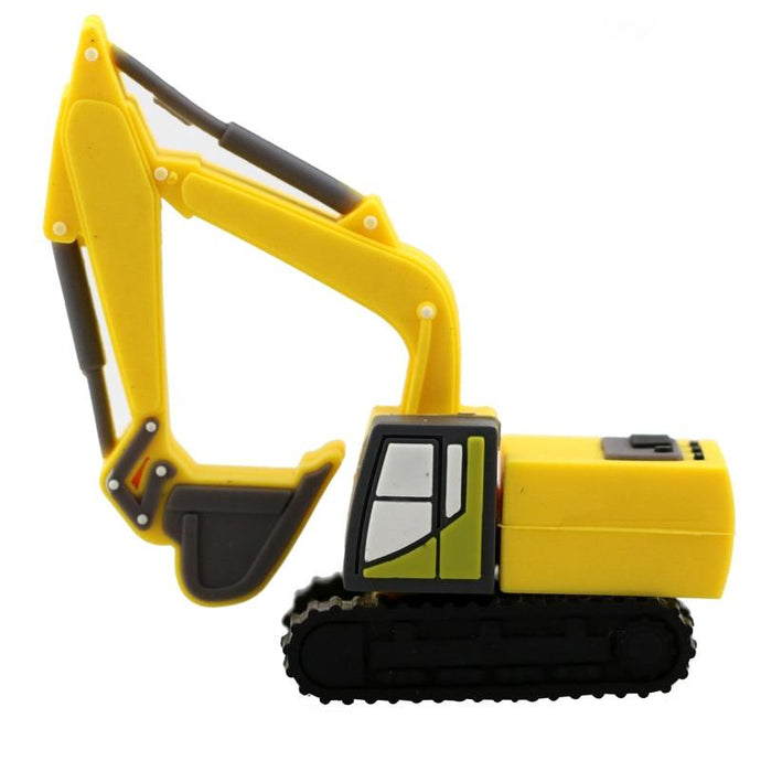 Usb Flash Disk 4GB 8GB 16G 32GB 64GB Excavators Truck Cartoon Usb Flash Drive Usb Memory Pen Drive Gifts Gadget Pendrive Storage