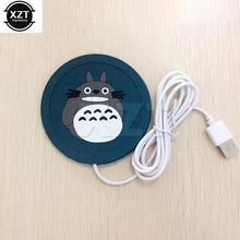Load image into Gallery viewer, USB Warmer Gadget Cartoon Silicone thin Cup-Pad Coffee Tea Drink usb Heater Tray Mug Pad nice Gift
